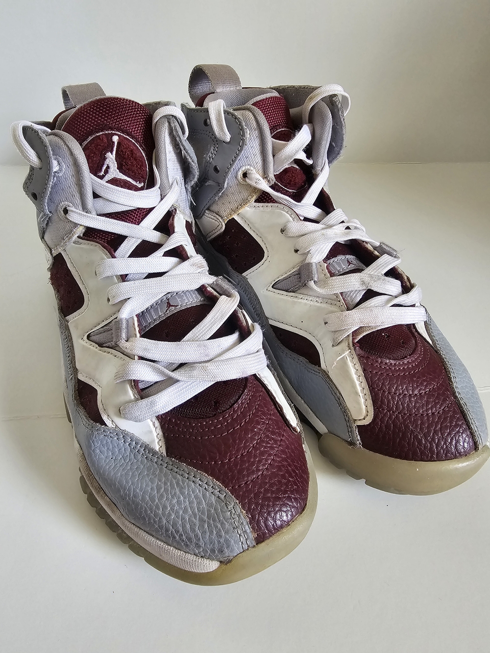 Nike Air Jordan Jumpman Two Trey Cherrywood Red Sneakers Youth 5Y